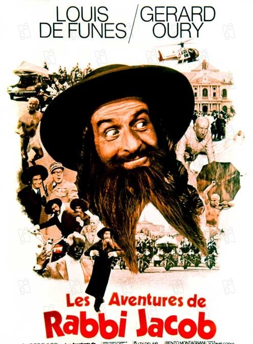 Les aventures de Rabbi Jacob
1973
real : Gerard Oury
Louis De Funes
Claude Giraud
Miou Miou
Suzy Delair
COLLECTION CHRISTOPHEL