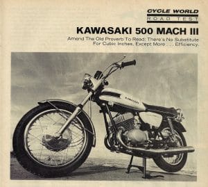 1969+Kawasaki+500+Mach+3+road+test+1