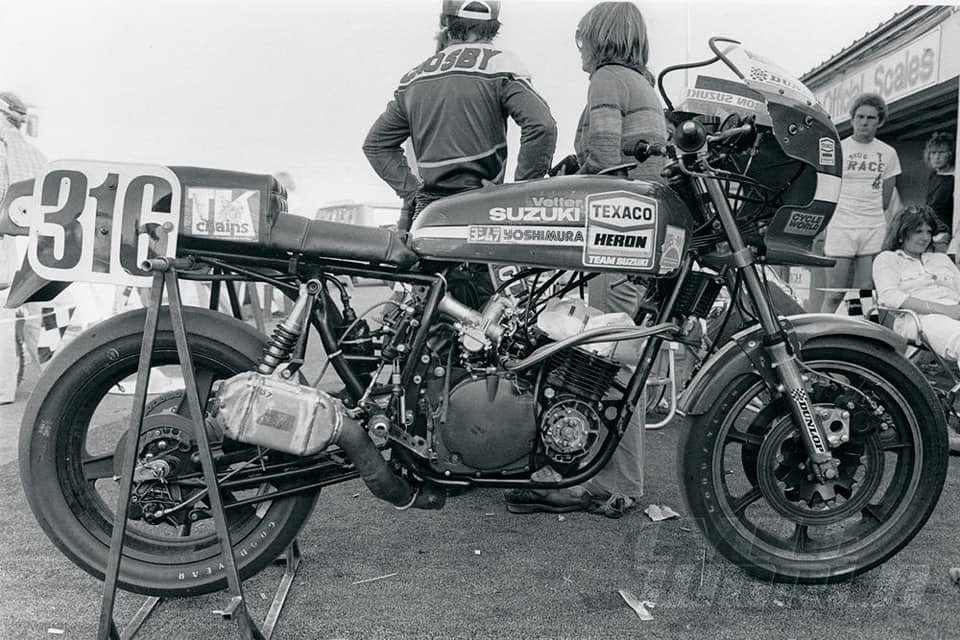 La Yoshimura Suzuki de Graeme Crosby (316) à Daytona