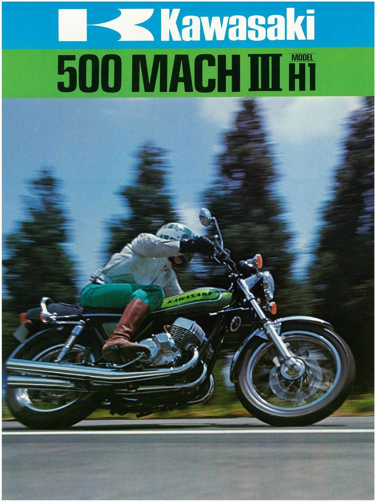 500 H1E 1974 : publicité U.S.