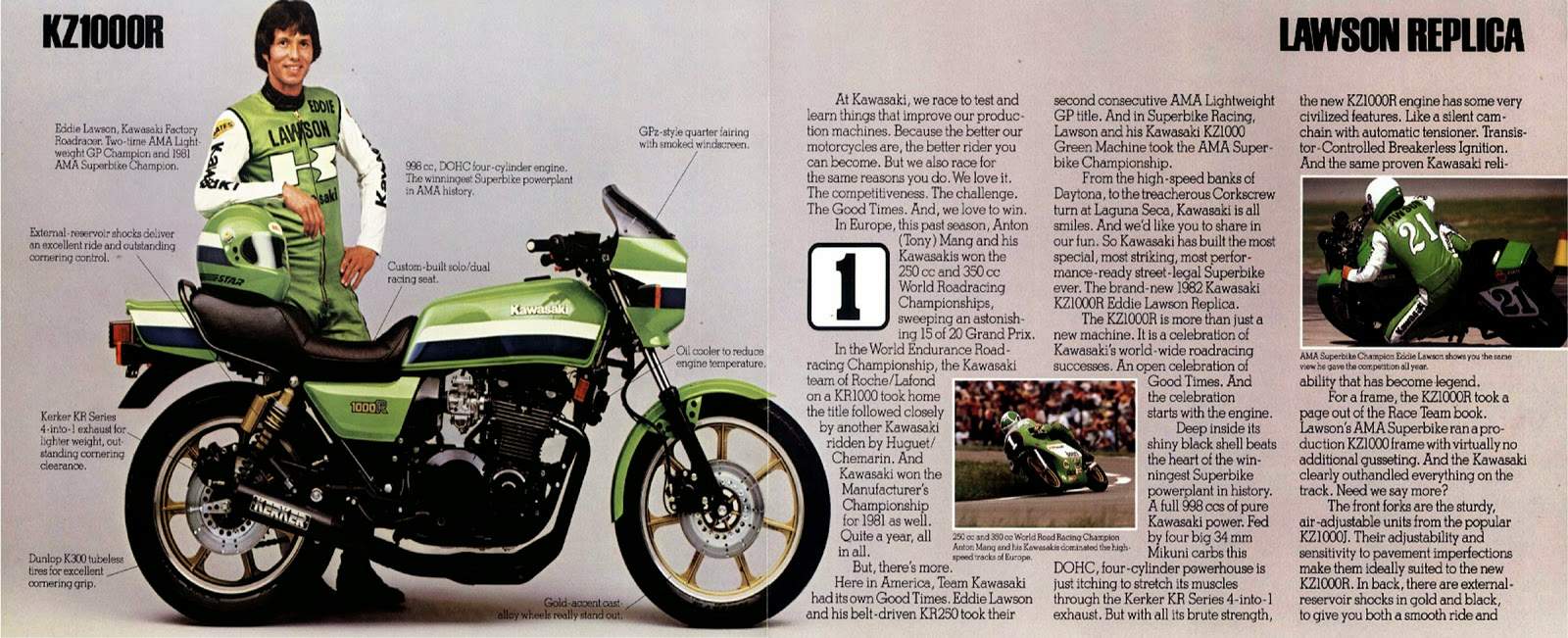 Kawasaki Z 1000R-II Eddie Lawson Replica