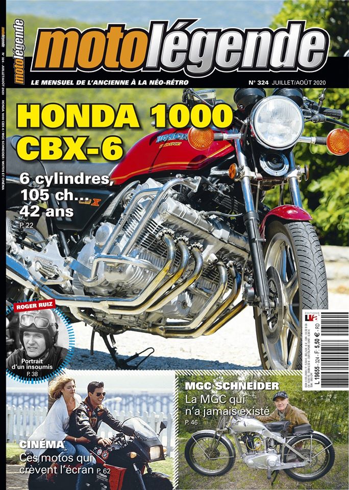 Les motos et le cinéma dans Moto Légende n° 324 - Juillet/Août 2020
