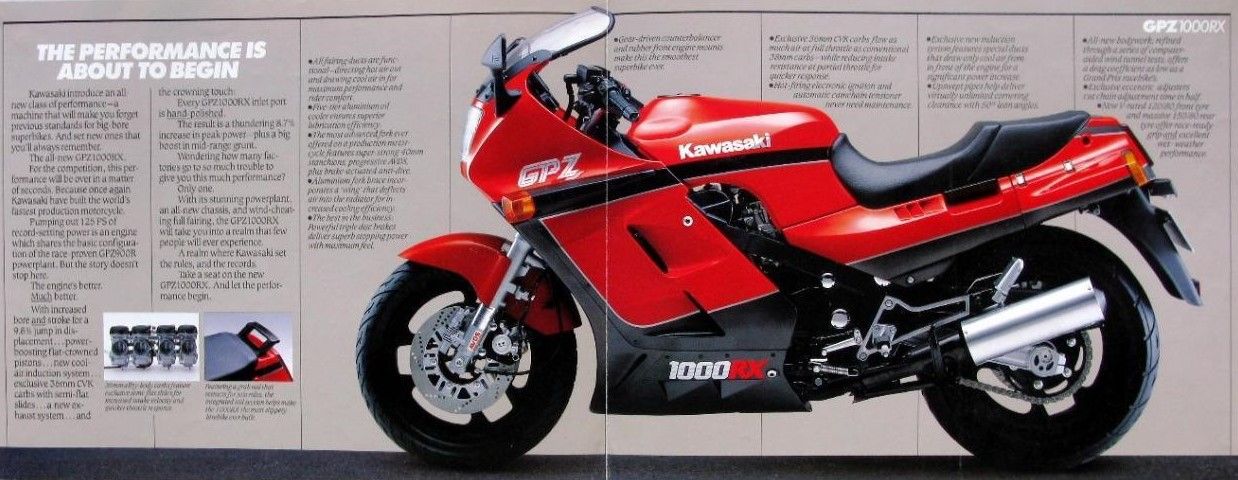 GPZ 1000 RX red