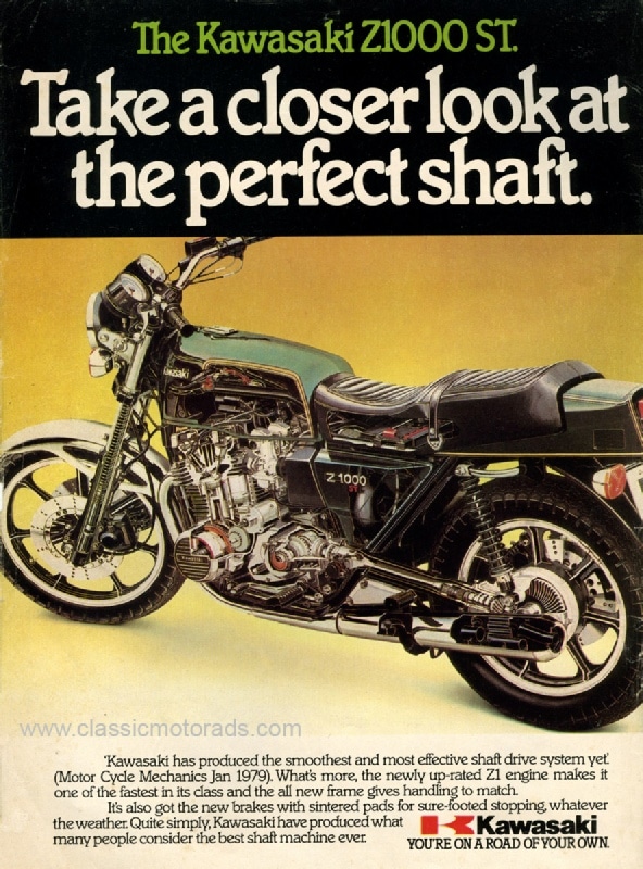 Kawasaki Z1000ST August 1979