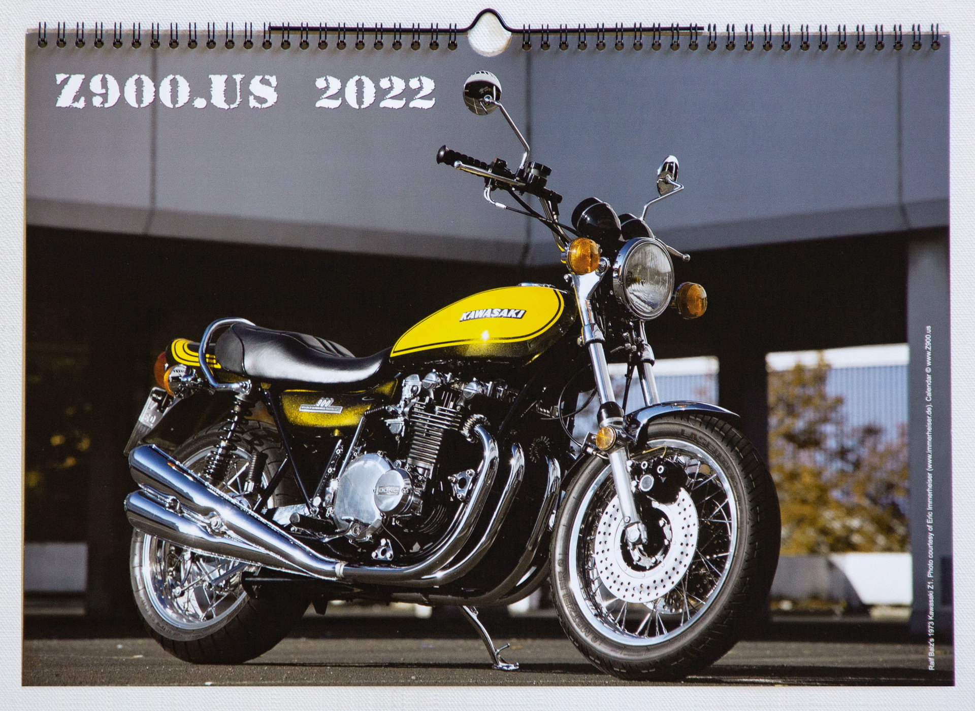 Z900us 2022 calendar cover